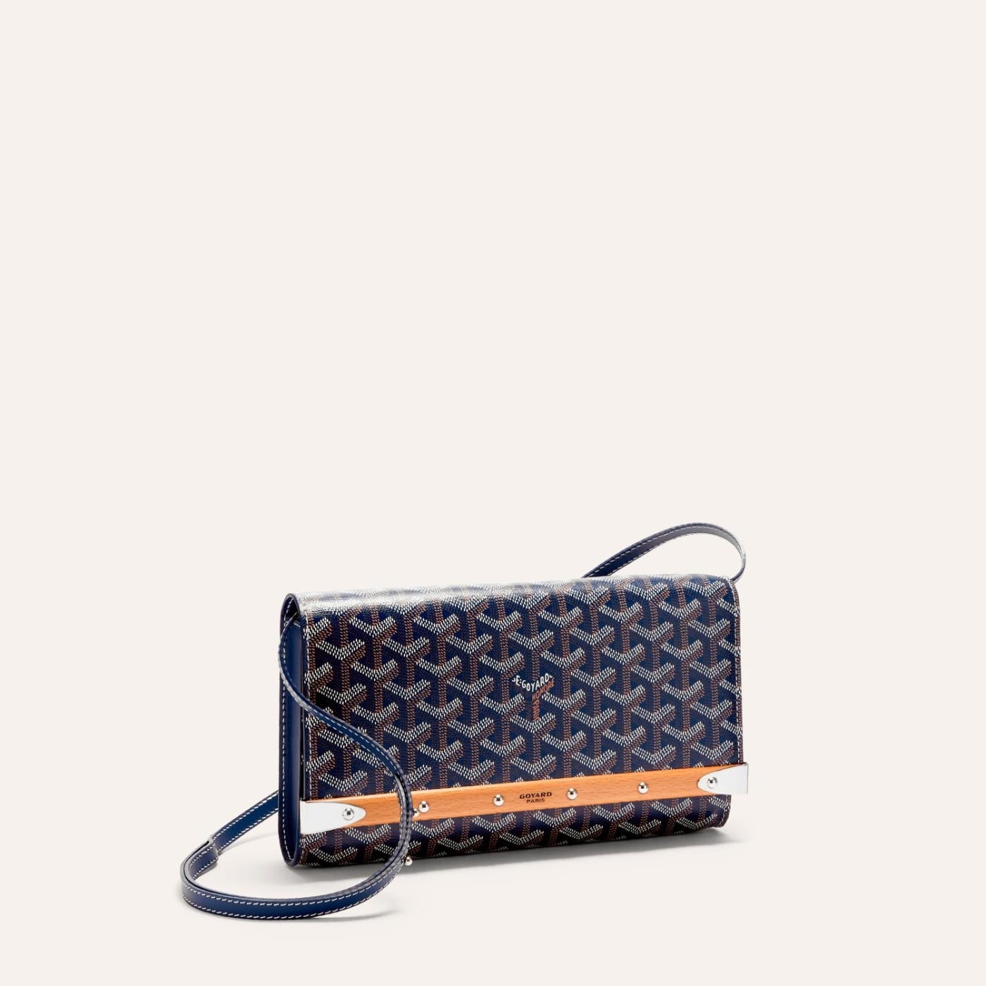 Goyard Monte-Carlo PM Clutch Navy Blue - Image 1